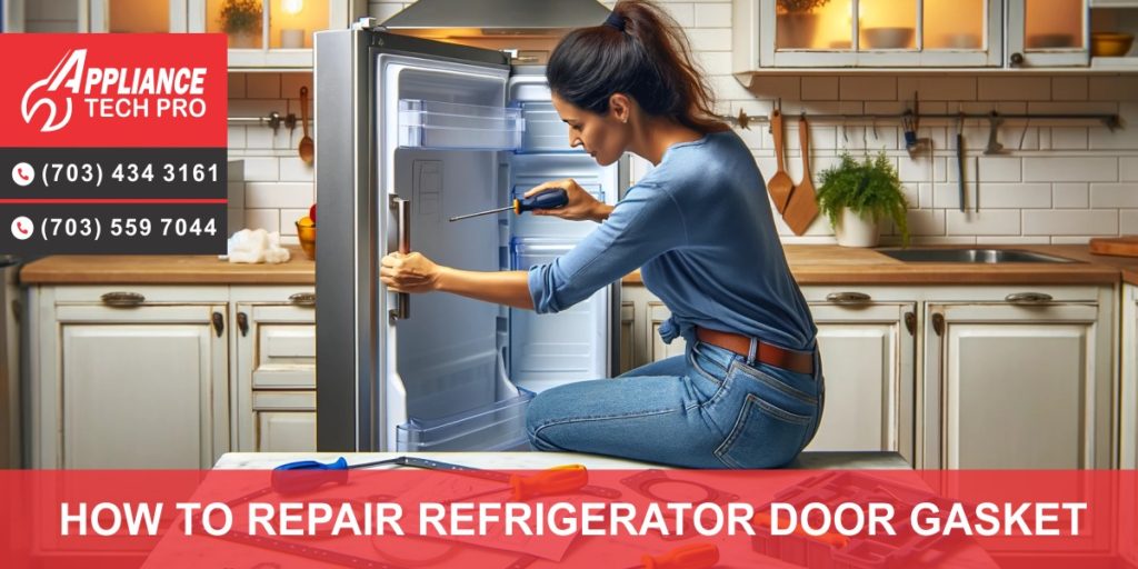 how to repair your refrigerator door gasket